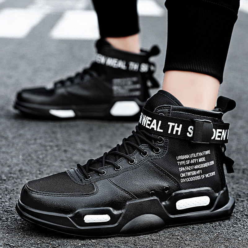 High-top sneakers canvas shoes - Classic Vintage Retro Streetwear