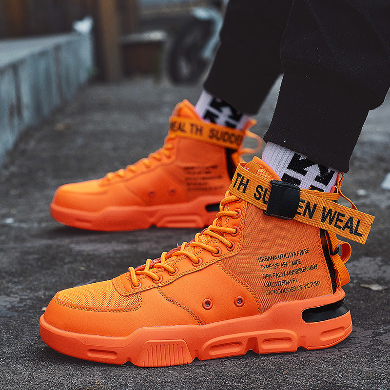 High-top sneakers canvas shoes - Classic Vintage Retro Streetwear