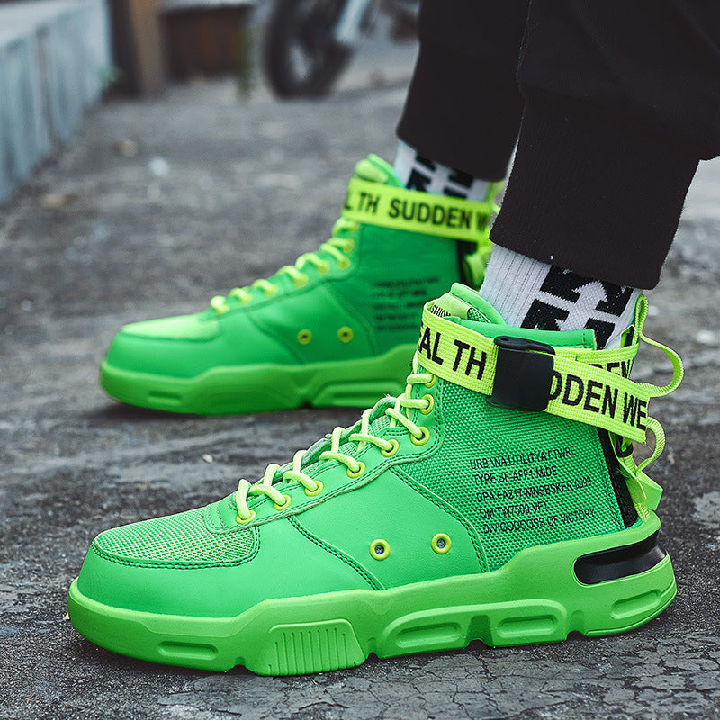 High-top sneakers canvas shoes - Classic Vintage Retro Streetwear