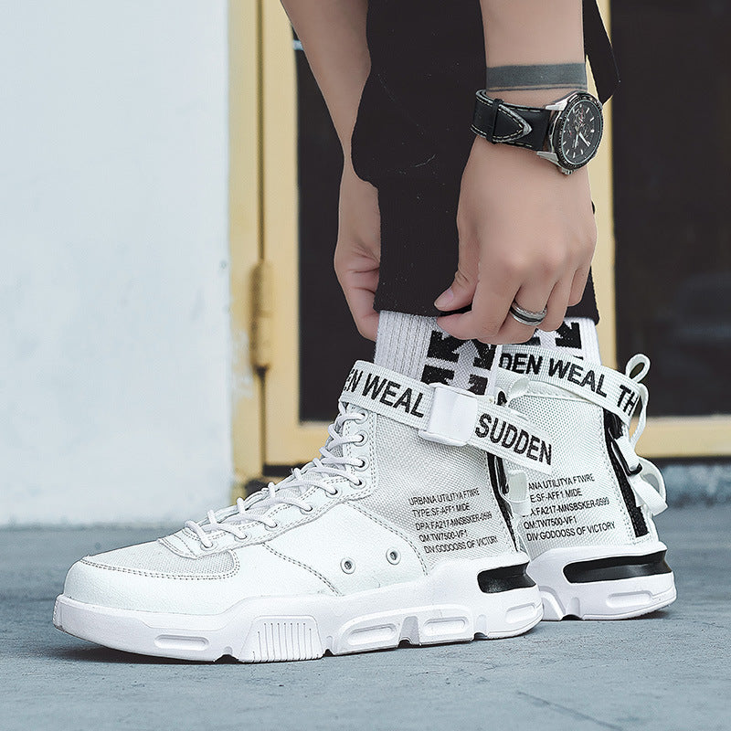 High-top sneakers canvas shoes - Classic Vintage Retro Streetwear