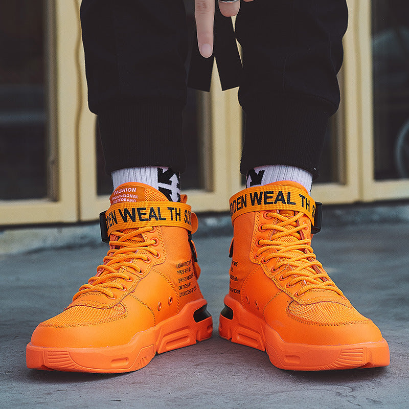 High-top sneakers canvas shoes - Classic Vintage Retro Streetwear