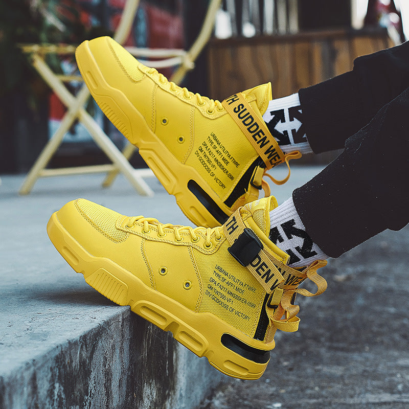 High-top sneakers canvas shoes - Classic Vintage Retro Streetwear