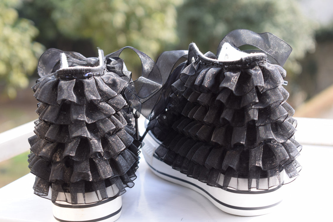  Women's High Top Platform Sneakers Canvas Shoes